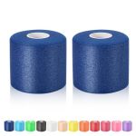 Pre Wrap Athletic Tape 2 Pack 2.76 Inch X 30 Yards Athletic Tape Sports Prewrap Foam Underwrap For Ankle Wrist Knee Elbow Hair S