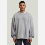 Raw Sunfaded Applique Sweater Qui