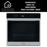 Whirlpool Inox 73L Bake Sense Built-in Oven - 60CM