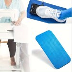 1PC Non-slip Pedal Pad For Sewing Machine Durable Grip Mat With Textured Surface Easy To Clean Quilting Craft Accessory Blue pur