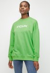 French Connection Fcuk Oversized Sweater - Poise Green & White