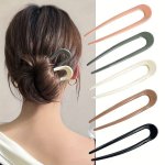 5PCS Retro U-shaped Hair Clips - French Fork Sticks For Women's Hair Accessories - Perfect Gift Idea