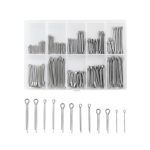 150 Pcs 304 Stainless Steel Cotter Pins Assortment Kit 15 Sizes Split Pin Fastener Clips Cotter Pins Assortment Kit For Automoti