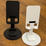 Folding Lifting Bracket Mobile Stand - White