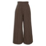 Chocolate Brown Stripe Pants