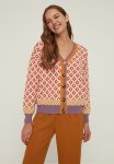 Jacquard Knitwear Cardigan - Lilac