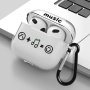 Stylish Graffiti For Airpods Case - Durable Silicone Protection For Apple For Airpods 1/2 3 Pro & Pro 2ND Gen - Perfect Gift For Music Lovers