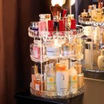 Diamond 360 Rotation Cosmetic Organiser