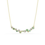 SWAROVSKI Constella Necklace Mixed Cuts Green Gold-tone Plated