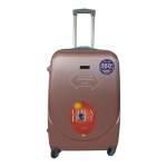 Smte Hard Outer Shell Luggage Set Pink With Keychain