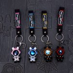 1PC Durable Cute Silicone Lightning Bear Keychain Fashionable Backpack & Key Charm Perfect Gift For Men & Women