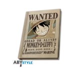 One Piece Wanted Luffy A5 Notebook
