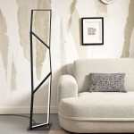 Zigzag Floor Lamp Black