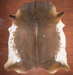 Bs Grade Nguni Hide 235 Tricolour XXL - Extra Extra Large Tricolour Panelled