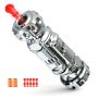 Silver Mirror Polished Transformable Shell Eject Fidget Launcher Toy