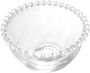 Pearl Glass Salad Medium Multipurpose Dessert And Fruit Serving Bowl