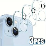 3PCS Mobile Camera Lens Protector Glass Screen Protector Suitable For Iphone 15 14 13 12 11 Pro Max 14 15 Plus Protective Glass