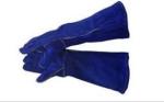 Pioneer Tough Blue Lined Welding Glove A Grade 45CM - Blue