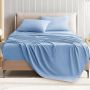 Sheets & Pillowcase Set -2 Bed Sheets With 2 Pillow Cases Size King 4 Pieces