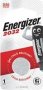 Energizer CR2032 3V Lithium Coin Battery Card 1