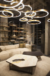 Gold Ring Pendant Light – D500 600 800 1000 1200 1500
