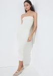 Ribbed Tube Dress - Cream
