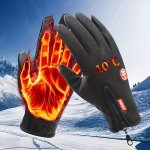 New Men's Coldproof Waterproof Gloves Non-slip Warm Plus Velvet Index Finger For Outdoor Sports Spring And Winter Fishing