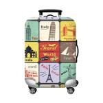 Printed Luggage Protector - Landmark Travel - L