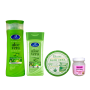Aloe Vera Glow Kit Body Lotion Oil Gel & Salama Petroleum Jelly