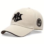 1PC Men's "ny" Embroidered Baseball Cap Men's Hats Ideal Choice For Gifts