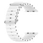 Ocean Style Silicone Strap For Apple Watch 42/44/45MM-WHITE