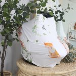 Car Seat Cover Cute Woodlands Leaf And Tree