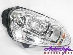 Golf MK5 Chrome Drl Headlights With LED Driving Lights Not For Xenon Models - Autostyle Motorsport South Africa