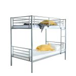 Diana Single Over Metal Bunk Bed With Ladder - Silver