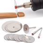 11PCS/SET Stainless Steel Wood Cutting Disc Rotary Tool Circular Cutoff Saw Blade For Woodworking Tool