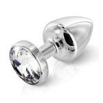Diogol - Anni Butt Plug Round Silver Plated 25 Mm