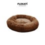 Chocolate Long-fur Fluffy Flokati Extra-large 110CM Iremia Dog Bed
