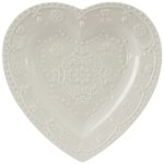 Decorative Trinket Heart Plate 18X18CM