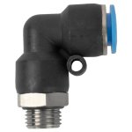 AirCraft Pu Hose Fitting Elbow W o-ring 10MM-1 4" M