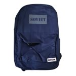 Soviet Bag Large Diffused Blue And Black