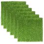 Kalekey 6 Pack Nesting Pads For Chicken Coop 12"X12" Chicken Nesting Box Pads For Laying Eggs Washable Artificial Grass Pad For Chicken Hen Small Pe