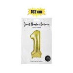 Balloon Helium Foil Gold 1 102CM F 04