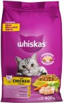 Whiskas With Prebiotic Chicken 900 G Dry Adult Cat Food