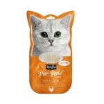 Purr Puree Plus+ Skin & Coat Cat Treats - Chicken & Fish Oil 4 Sachets