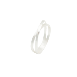 Olympic Cross-over Silver Ring - 54 Silver