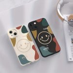 Happy Print Design Soft Silicone Protective Shockproof Case For Iphone 14 14PRO 14PLUS 14PROMAX 13 13PRO 13PROMAX 12 12PRO 12PRO