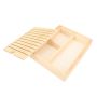 Wooden Sewing Box With Craft Storage Tray