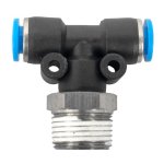 AirCraft Pu Hose Fitting Tee 6MM-3 8" M