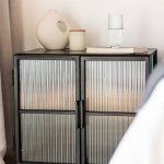 Reeded Bedside Cabinet The Hometopia
