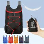 Small Portable Multifunctional Sports Backpack Foldable Lightweight Waterproof Storage Bag For Men Outdoor Camping Hiking Travel